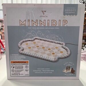 Minnidip Minni-Minni Coastal Travertine Sprinkler Splash Pad Resort Collection